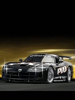Gold viper car