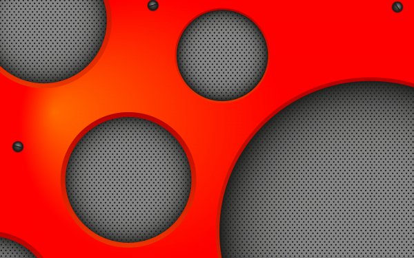 Red-circles-texture-metallic-orange