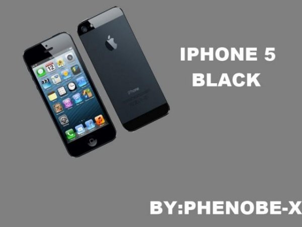 IPhone 5 Black by Phenobe-x