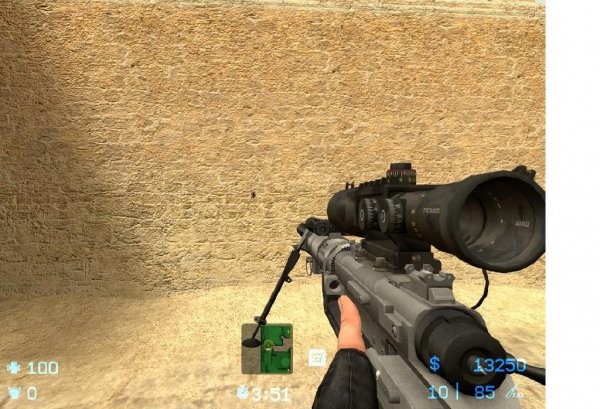 муха на ксс в 34 вид-203 MW2 Scout