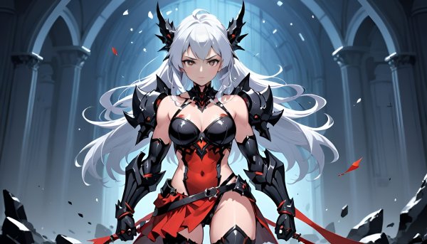 Девушка,фэнтези,аниме.09