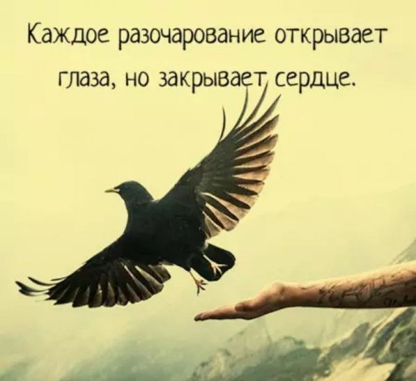 Каждое разочарование