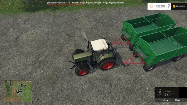 Twin Trailer Attacher