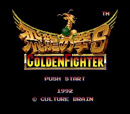 Hiryuu no Ken S - Golden Fighter (usa)