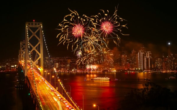 Fireworks on New Year's 12