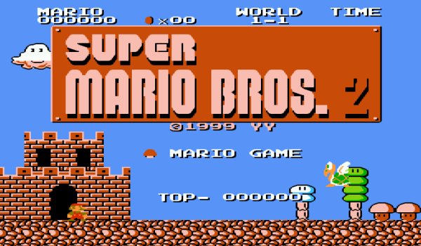 Super Mario Bros 2 V1.06e B1 by YY (SMB1 Hack)