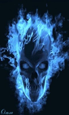 BlueSmokinSkull