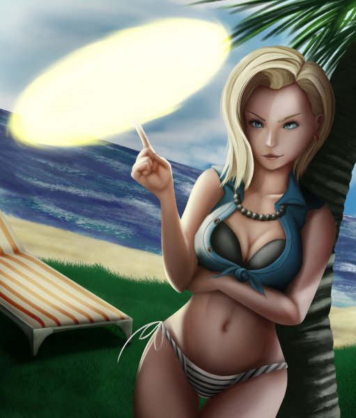 Android 18 - Dragonball Fanart by Pepperdyne