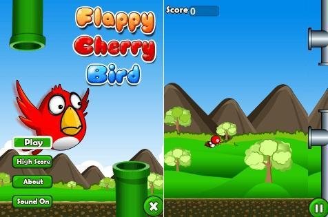 Flapy Cherry Bird 240x400