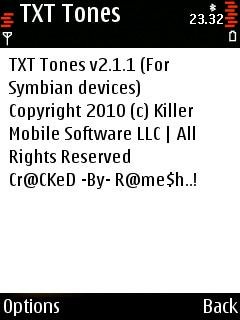 Txt tones