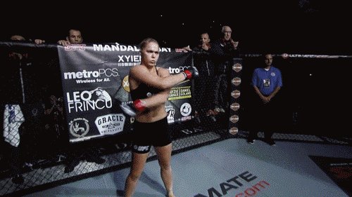 гифки, UFC, Ronda Rousey, Super Saiyan