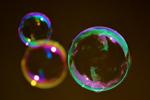 soap bubble colorful