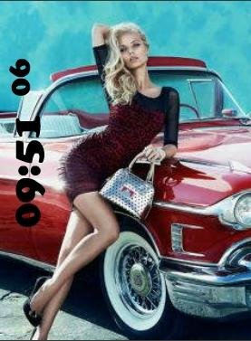 Авто цифр часы