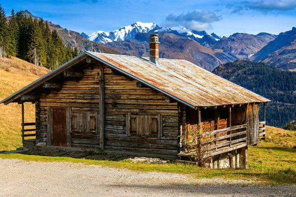 France Mountains Houses