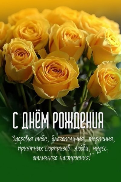 С днем рождения