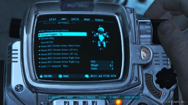 TES-GAME.RU Chrome PipBoy