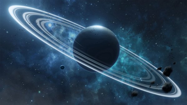Planet-asteroid-rings-asteroids-space