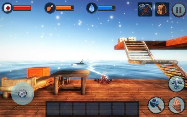 Winter Survival On Raft 3D v1.0 [Mod]