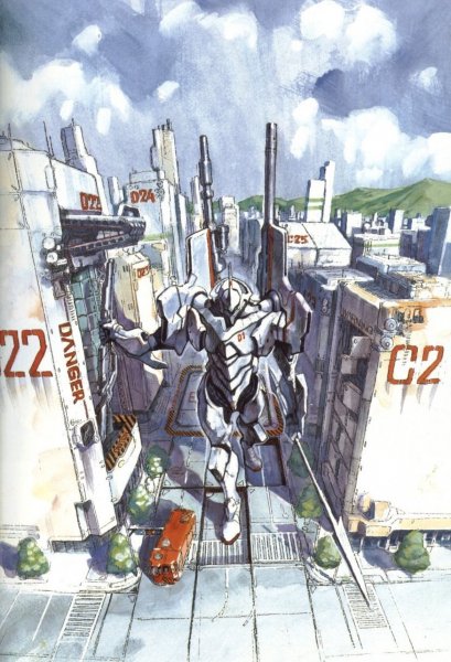 Работа Neon Genesis Evangelion Der Mond (1995)