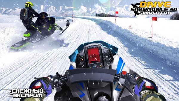 Drive Snowmobile 3D Simulator v1.0 [Мод много