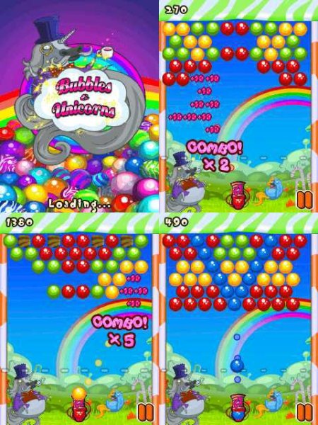 Bubbles and Unicorns 320x240