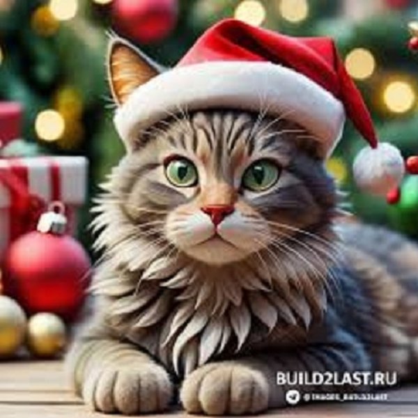 Новогодний кот. (23)