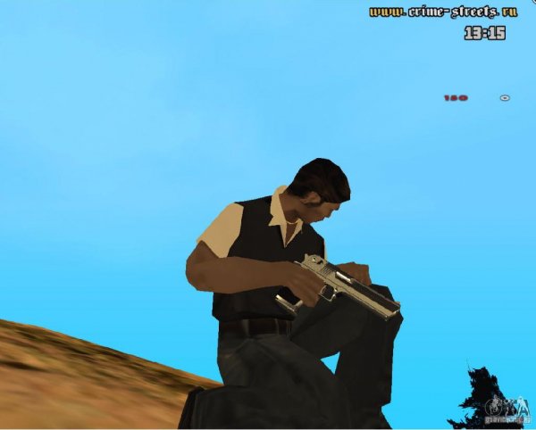 White Chrome Desert Eagle для GTA Sa