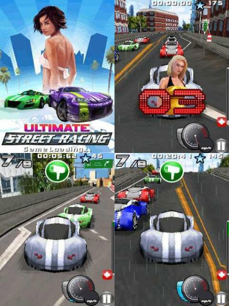 Ultimate Street Racing 3D 240x320 N95