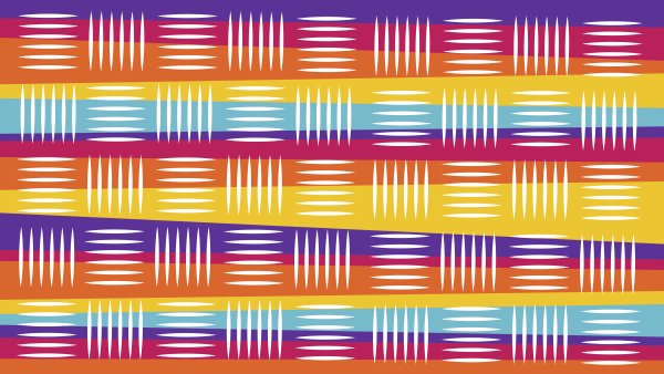 Pattern-geometry-bright-yellow-blue-abstract