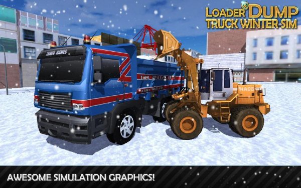 Loader &amp; Dump Truck Winter SIM v1.3 [Мод много денег]