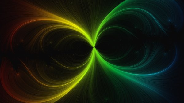 Linii volnistyj raznotsvetnyj 129701 3840x2160