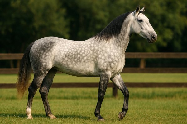 Лошадь Мангаларга маршадор