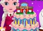 Baby Elsa Back To School Cake