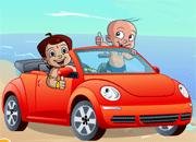 Chhota Bheem and Sports Car