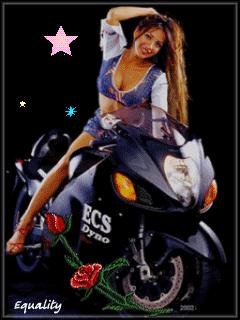 Bike and babe