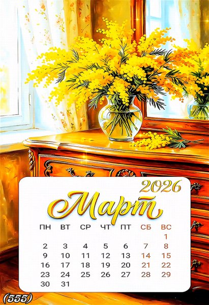 Календарь-март