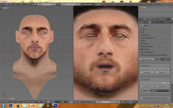 pes face mod tool