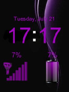 ЧАСЫ СЕТЬ БАТАРЕЯ purple