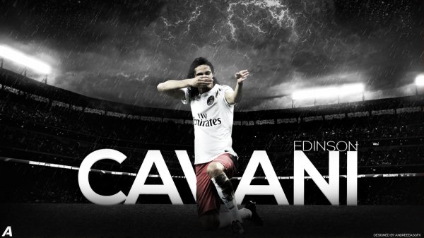 edinson cavani by andreeeasgfx-d8mkpvv