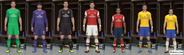 Arsenal 13-14 Kit Set Update 2 by Michae
