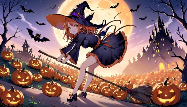 Хэллоуин,аниме.03