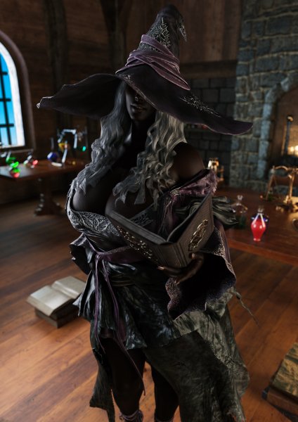 Recluse the busty witch-1-ps