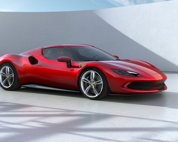 Ferrari 296 GTB red sports car 154874 10