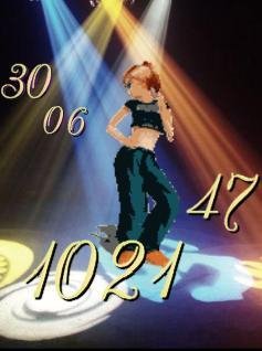 Танец Цифровые часы Флэш 2.0