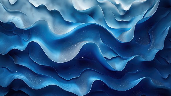 IPhone 16 3840x2160 Waves Blue 25811