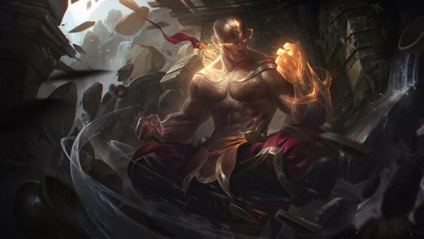 god fist lee sin league of legends artwork-1920x1080