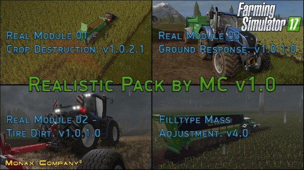 FS17 RealisticPack by MC v1
