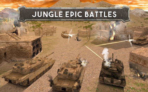 Tank Battle Army Warfare 3D v1.0 [Мод