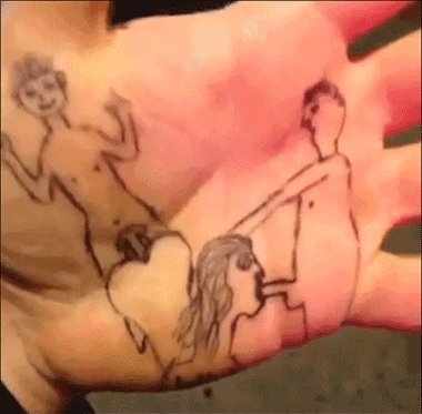 Рисованный прикол