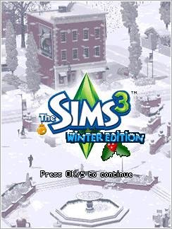 The Sims 3 Winter Edition 176x220 k750i